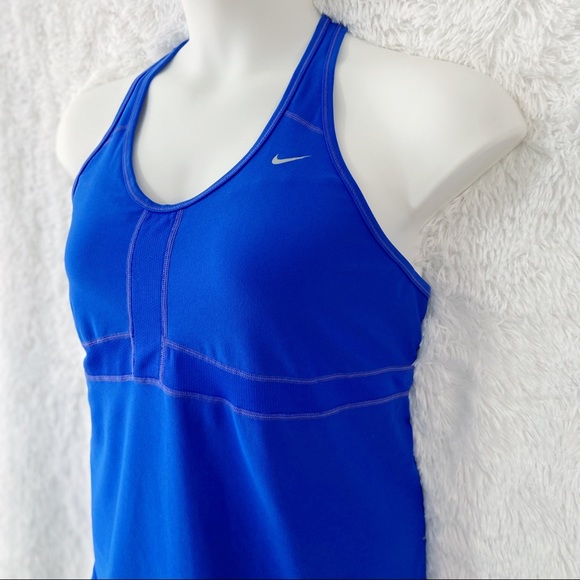 Nike Dri Fit Blue Active Tank Size 1X - Picture 2 of 5